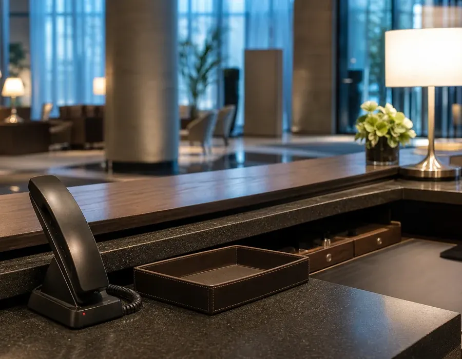Reception desk